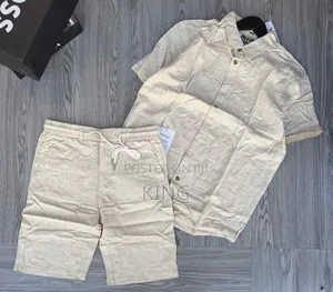 Fresh Cut Linen Two-Piece Set.