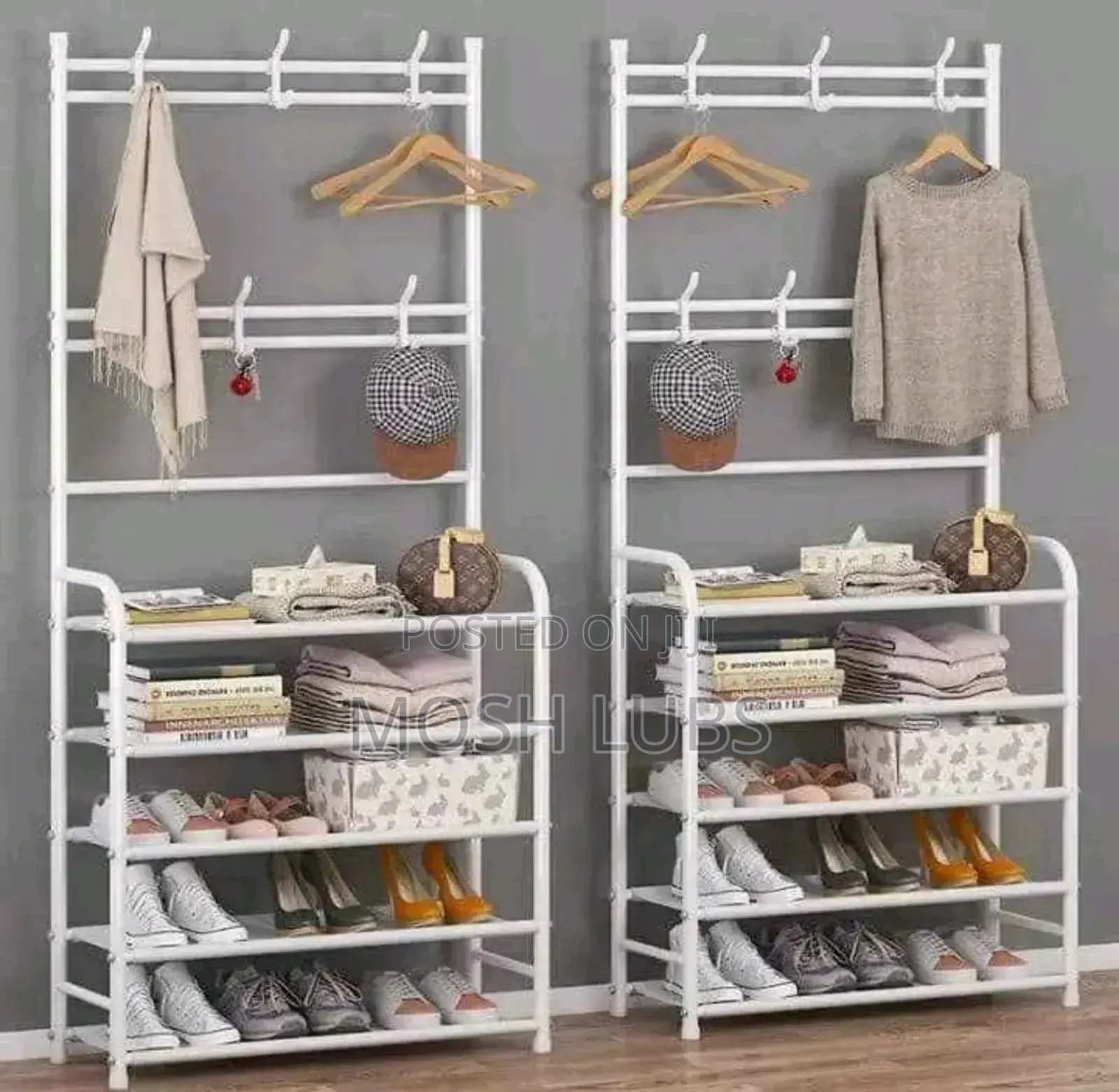 Metallic Shoe Rack