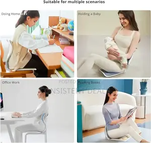 Lumbar Back Support Chair, Ergonomic Curve For Posture Correction