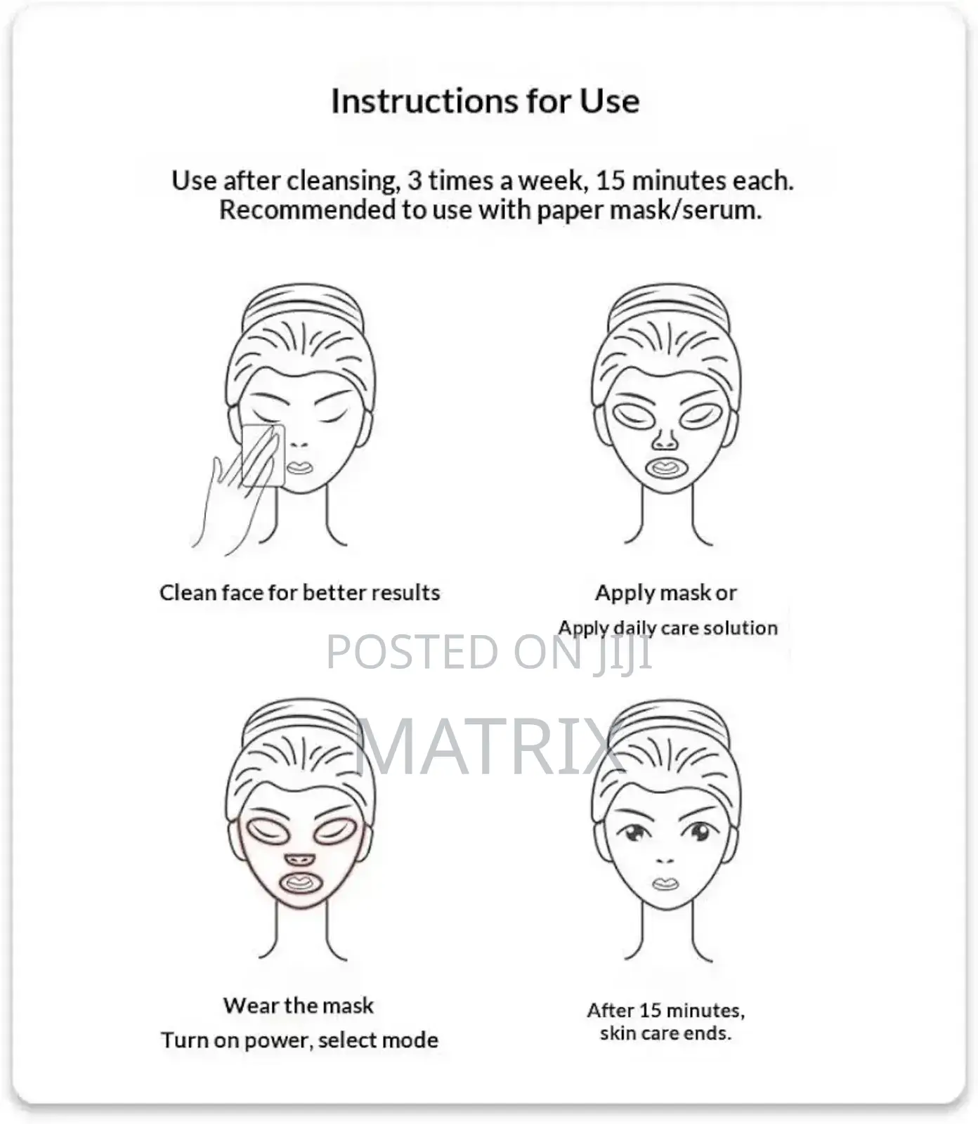 7-color Led Facial Mask For Skin Care