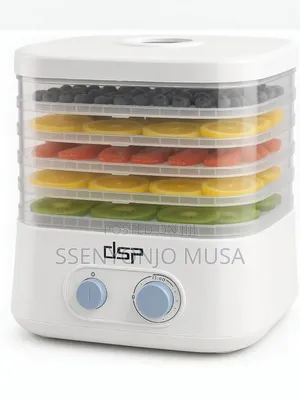 DSP 5-Tier Food Dehydrator Fruit Vegetable Dryer With Adjustable