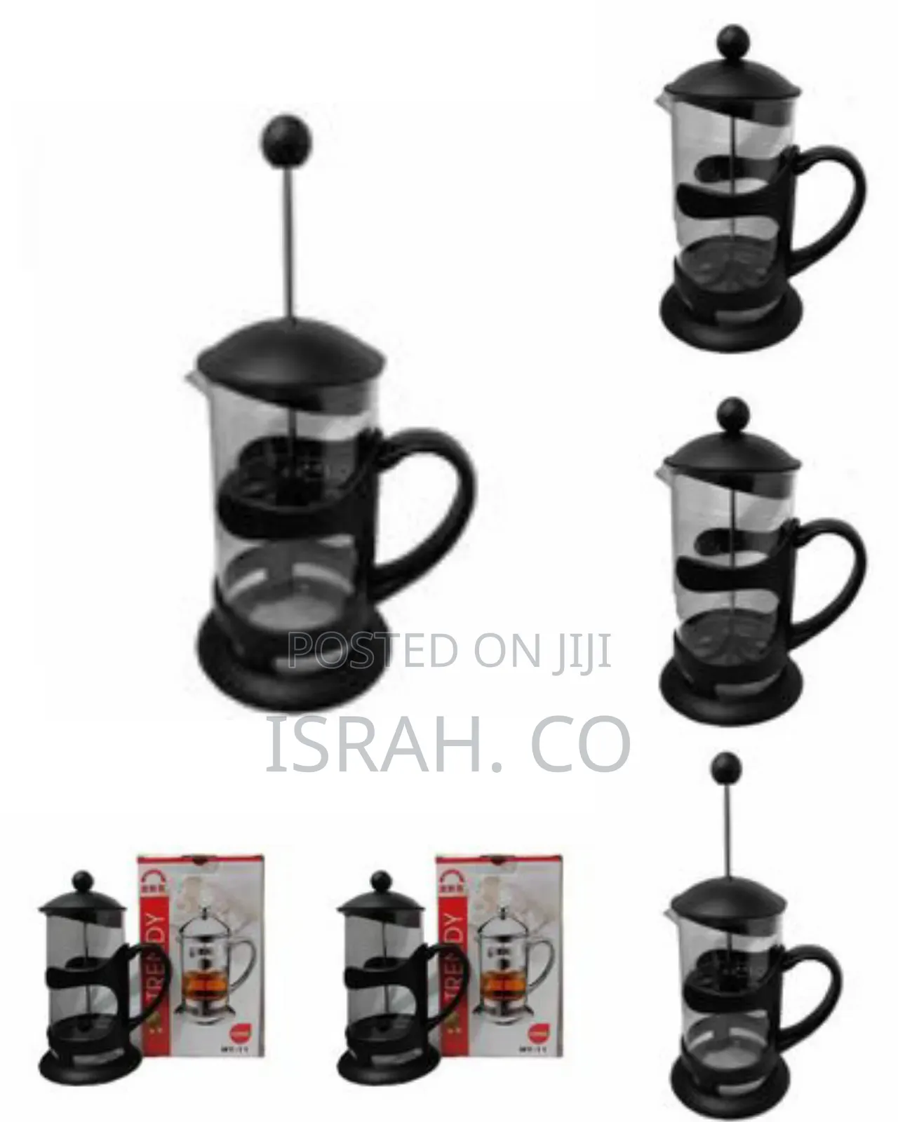 800 Ml Plastic French Press Coffee Espresso Tea Maker,Colorles