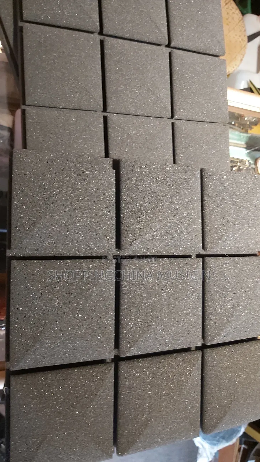 Sound Proof Acoustic Panels Black Red Yellow