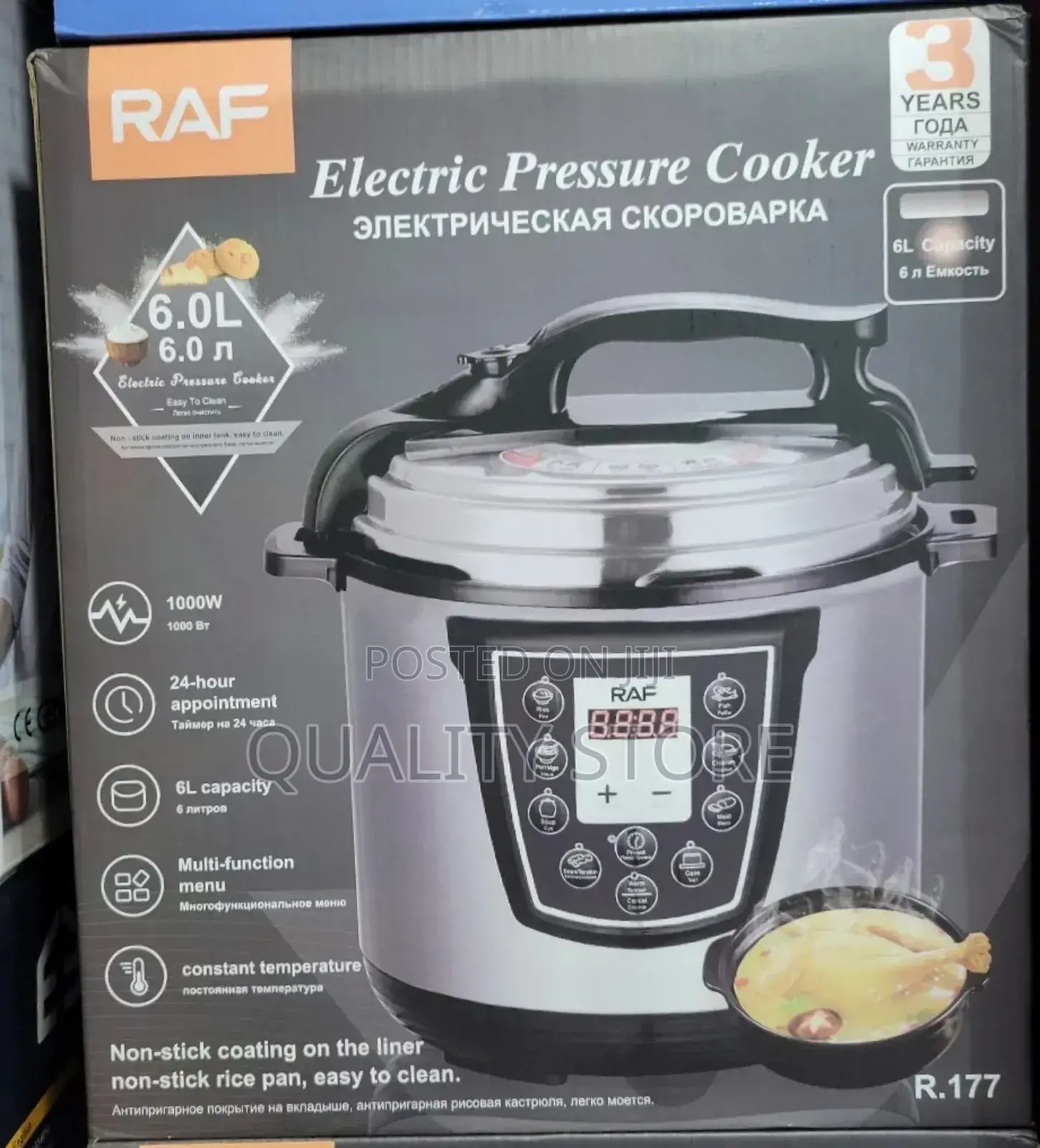 Raf Pressure Cooker 6 L R.177