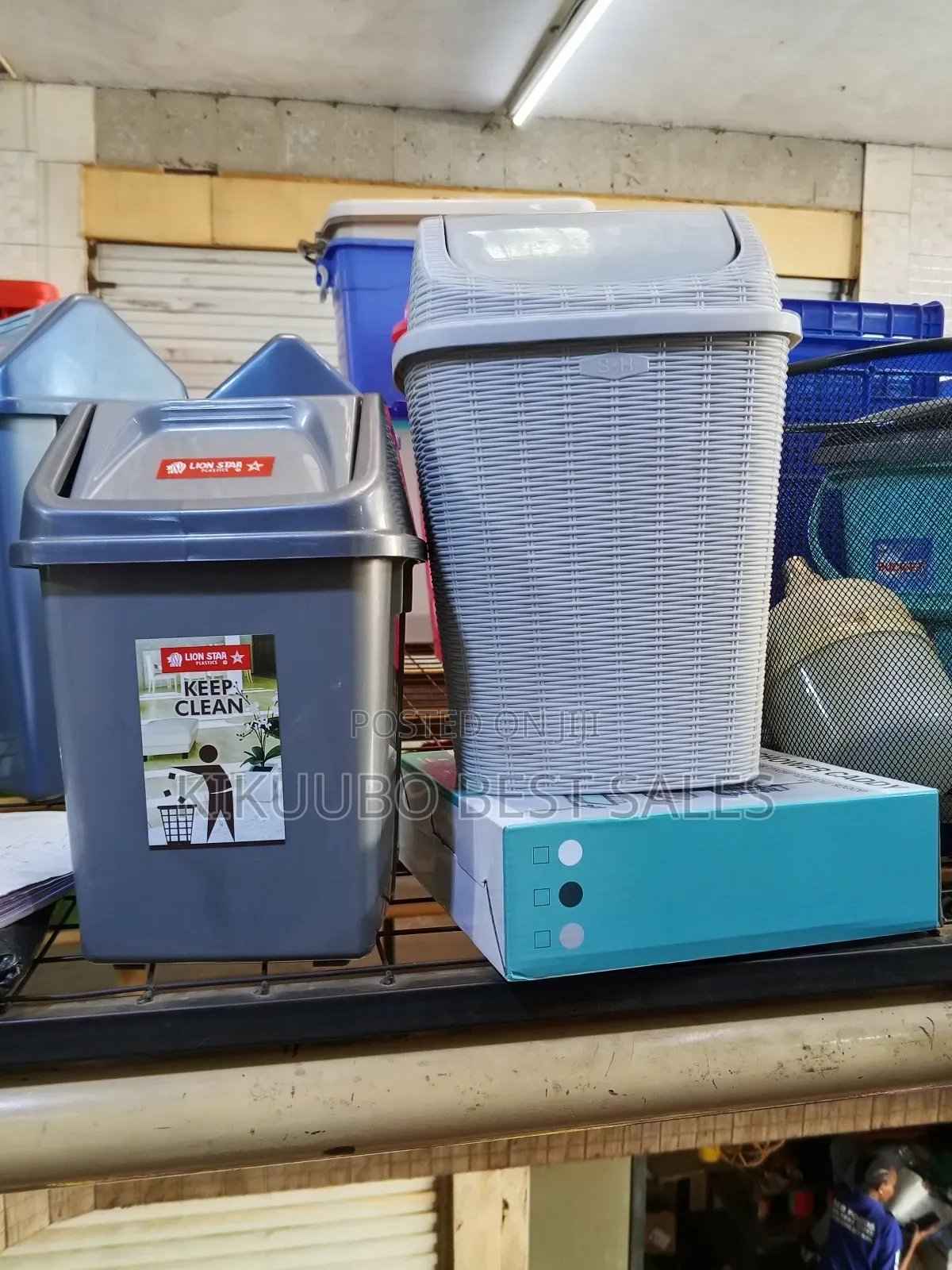 Bamboo Waste Bins