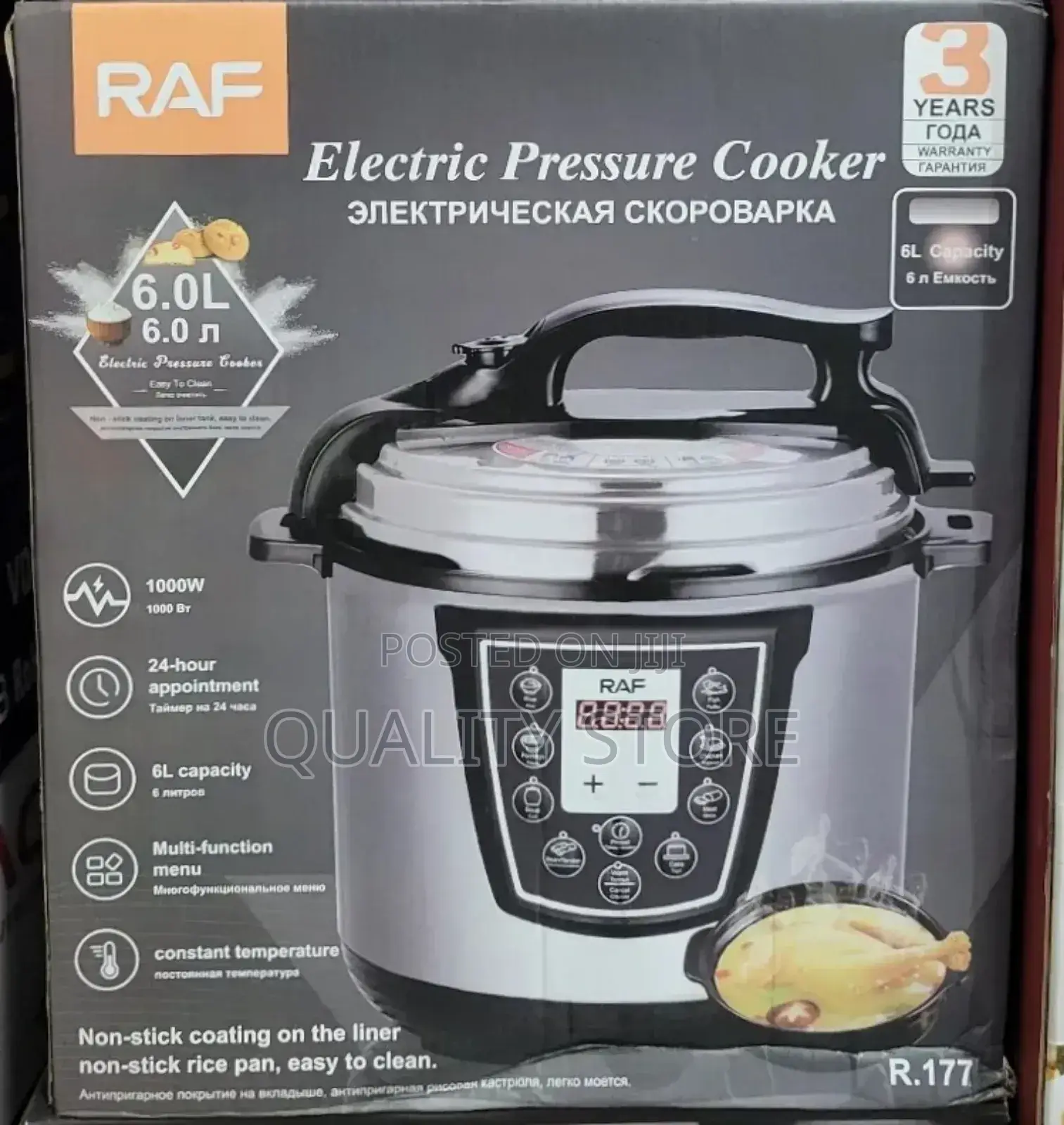 Raf Pressure Cooker 6 L R.177