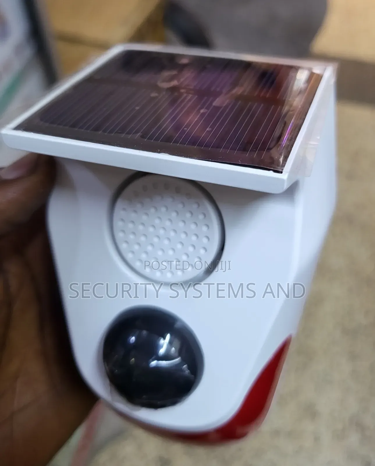 Solar Motion Sensor Alarm With Remote- Waterproof And Loud Alarm
