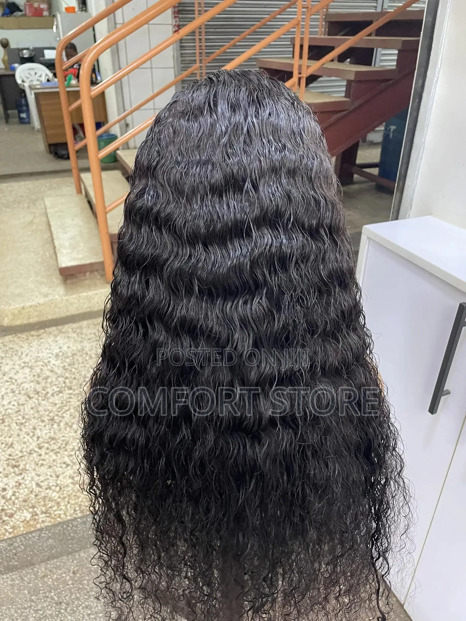 13*4 Water Wig 30inches Black