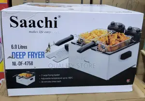 Saachi Electric Deep Fryer Double 6 L Nl-df-4758
