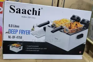 Saachi Electric Deep Fryer Double 6 L Nl-df-4758