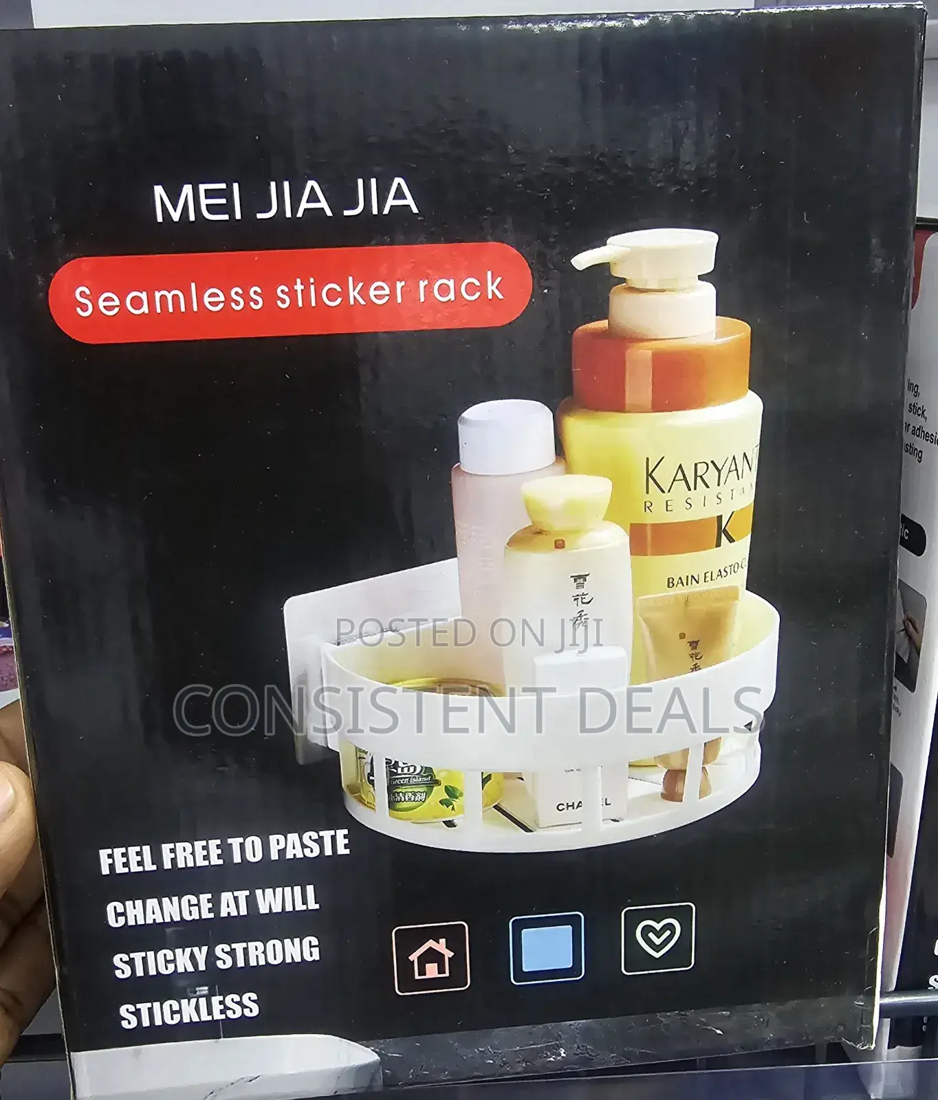 Seamless  Wall Sticker Organizer Rack