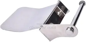 Durable Stainless Steel Toilet Roll Holder With Cover