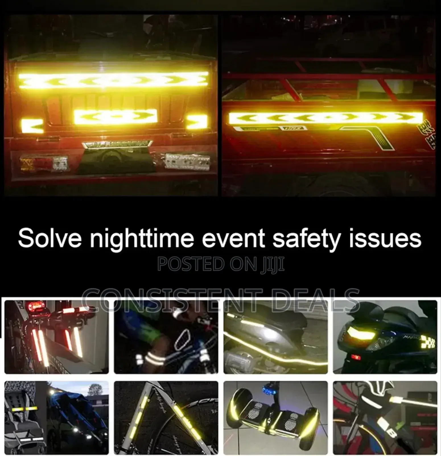 Safety Reflective Warning Stickers, Reflector Safety Tape