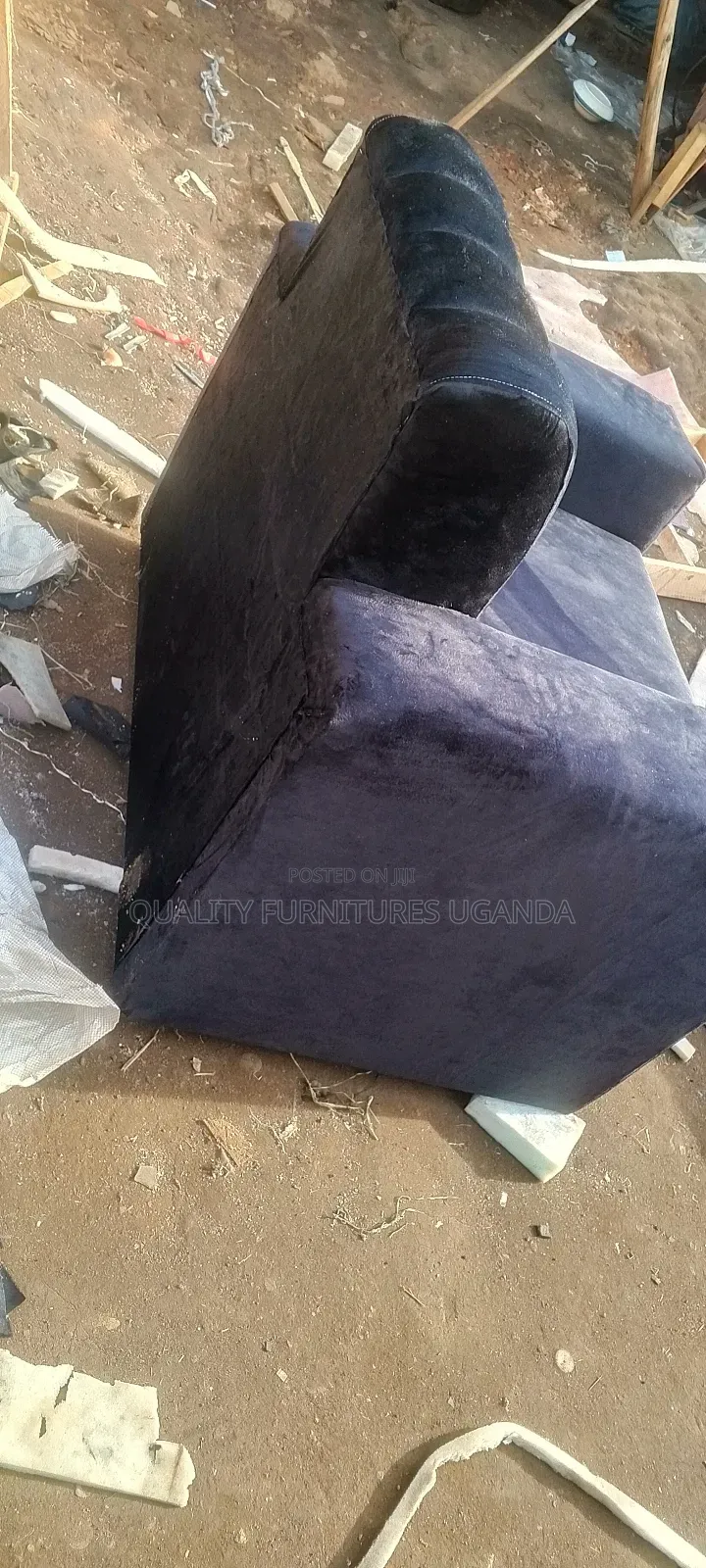 Black Single Seater Sofa Seat
