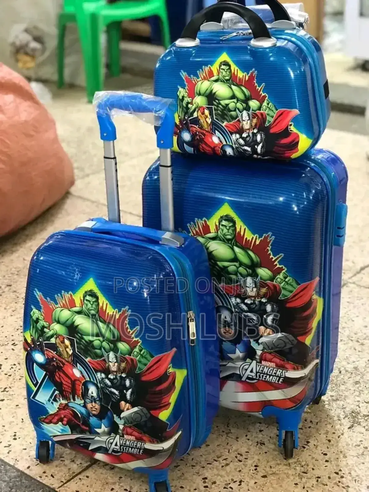 3 Safari Travel Suitcases