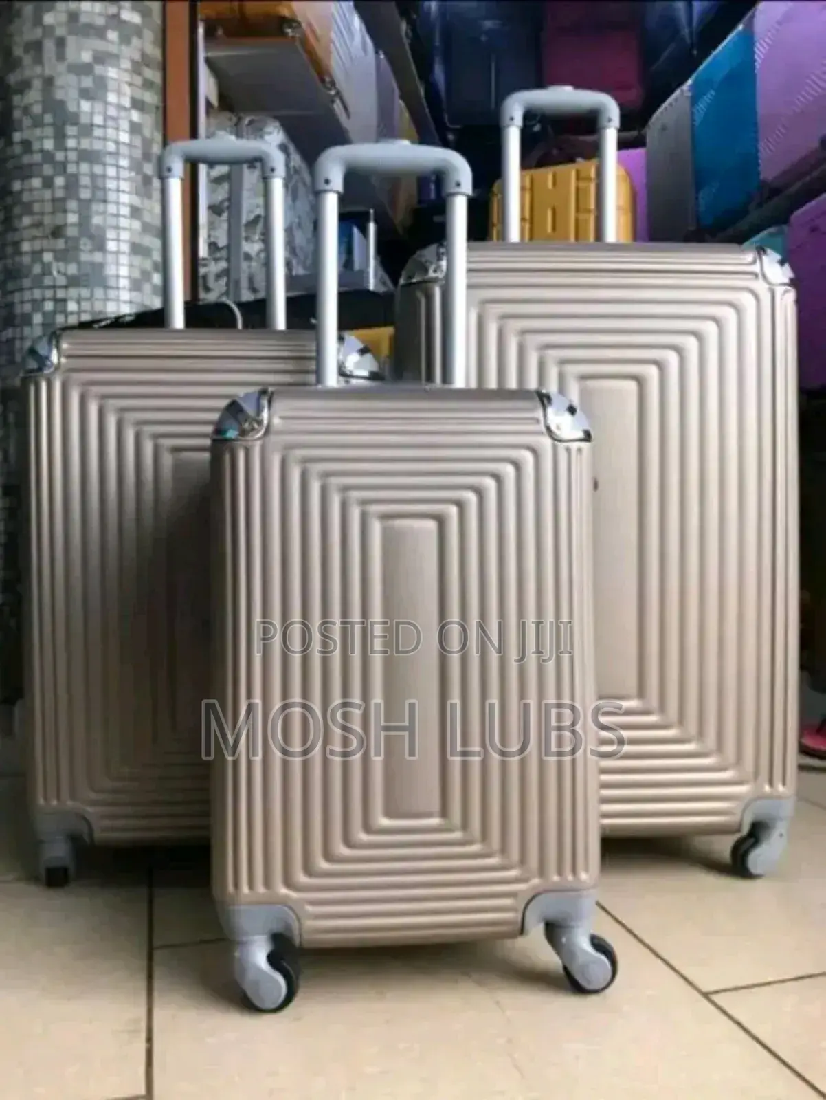 3 Safari Travel Suitcases
