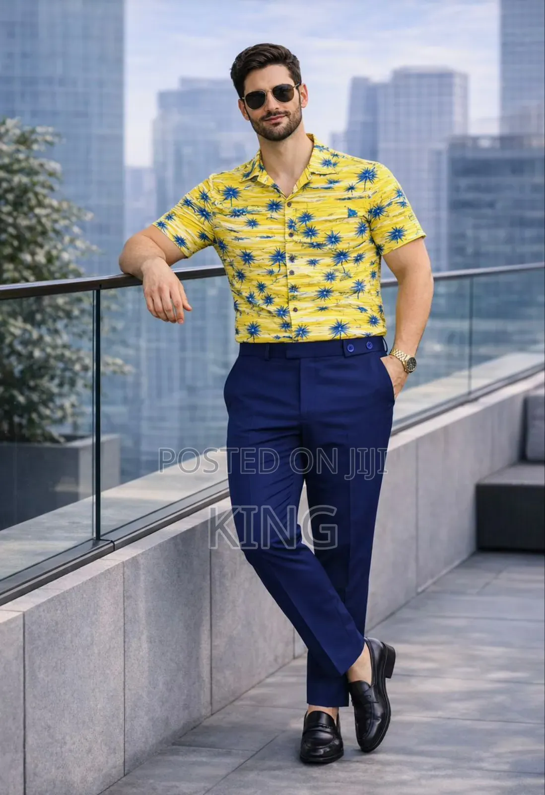 Street Style Shirt and Gentle Pants Set