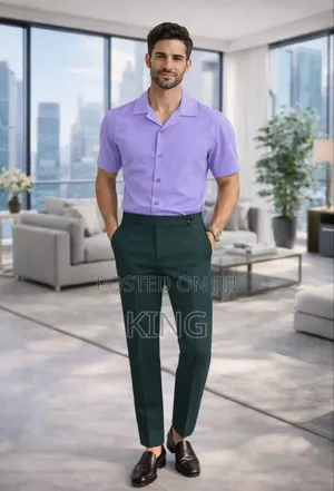 Street Style Shirt and Gentle Pants Set
