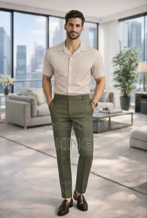 Street Style Shirt and Gentle Pants Set