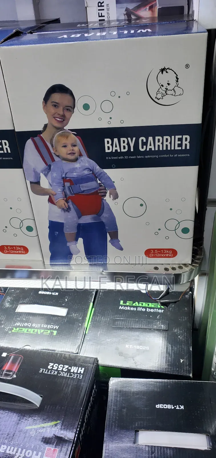 Will Baby Ergonomic 3d Mesh Baby Carrier With Secure Straps