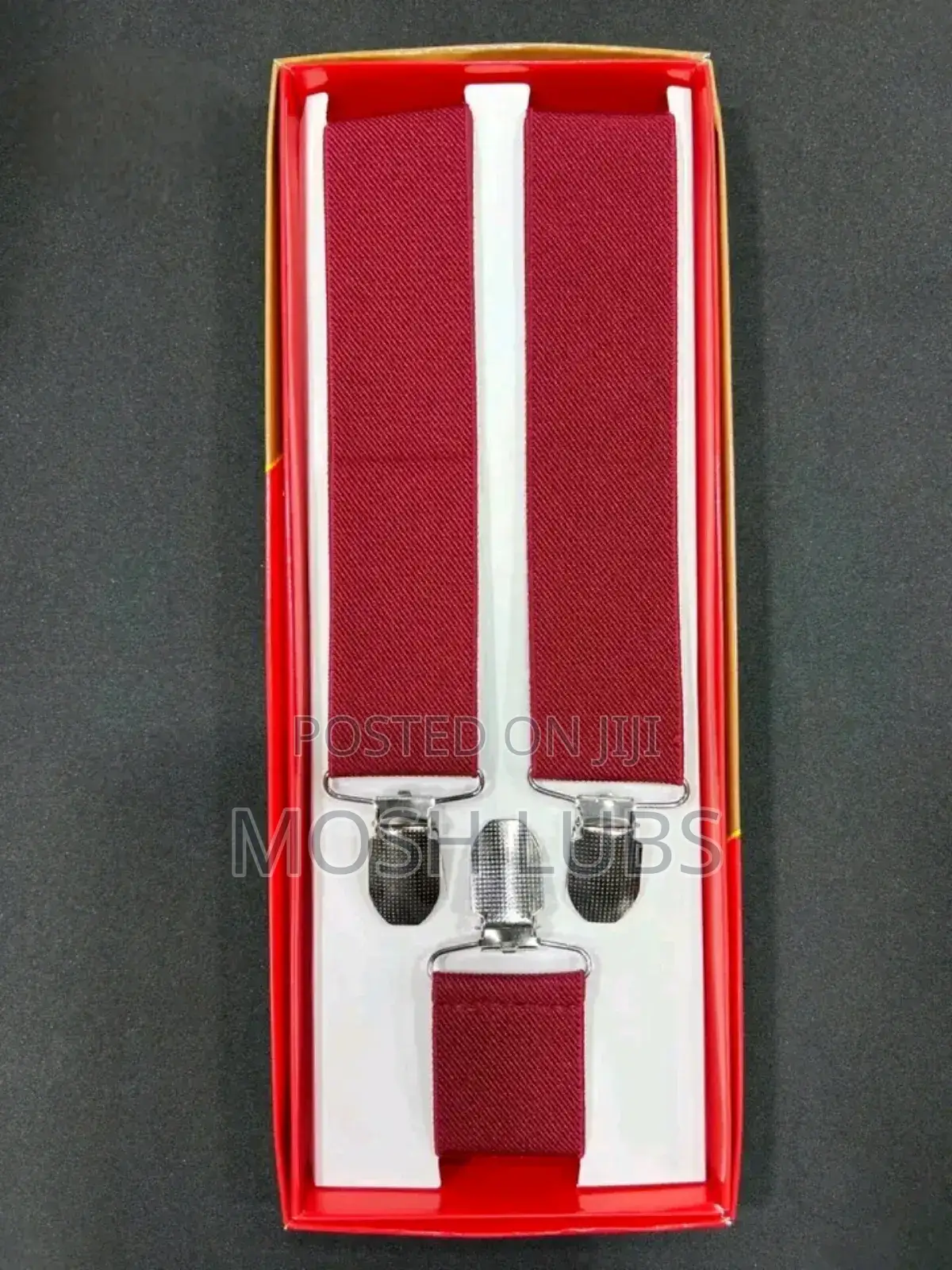 New Mens Belt Clip Suspenders
