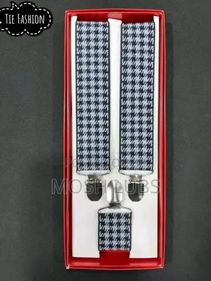 New Mens Belt Clip Suspenders