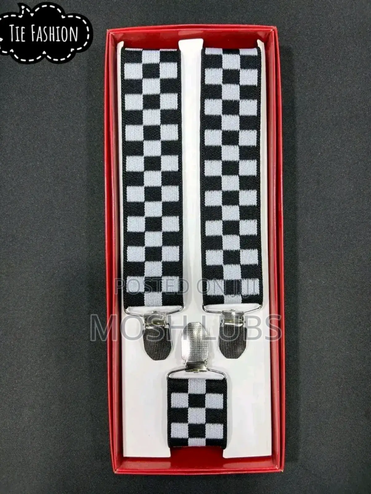 New Mens Belt Clip Suspenders