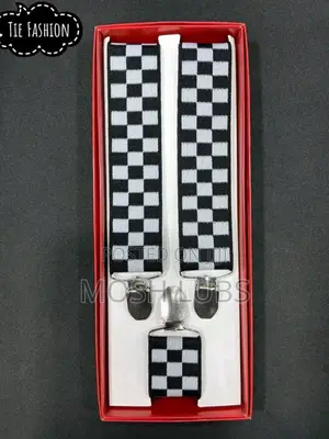 New Mens Belt Clip Suspenders