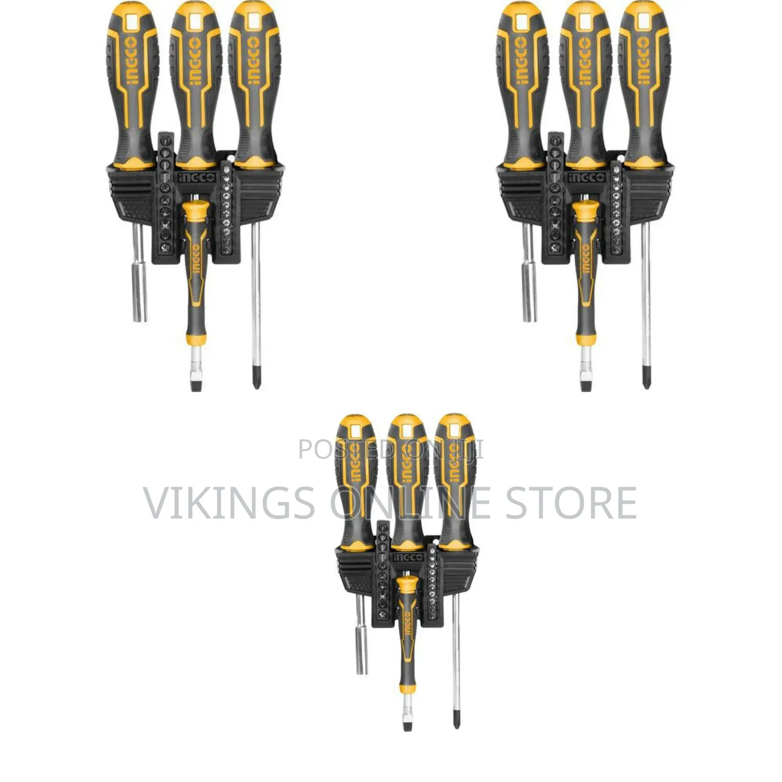Ingco Hksdb02482 - 24 PCS Screwdriver and Bits Set - Orange
