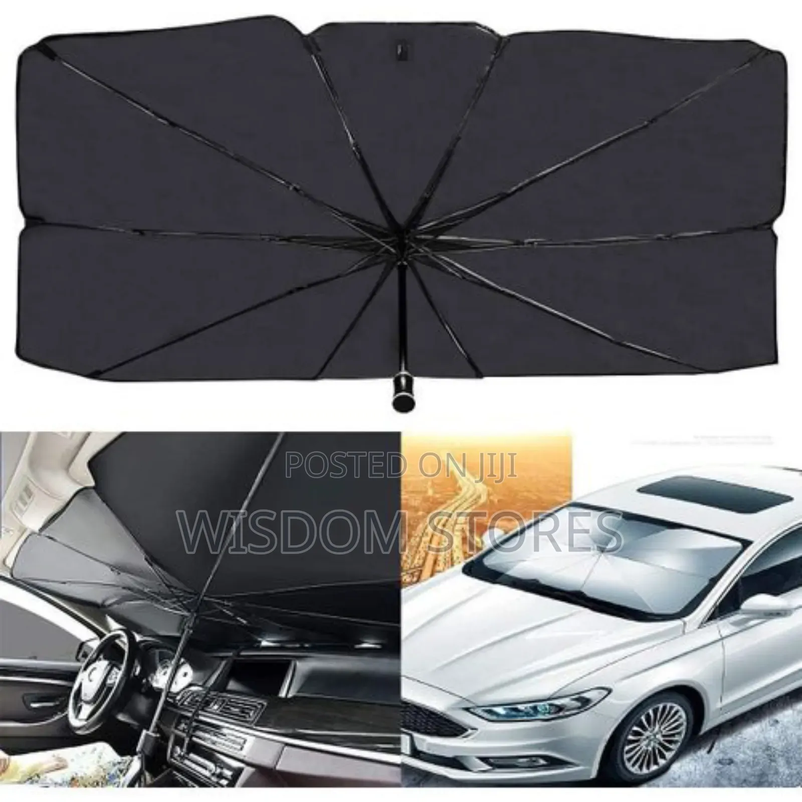 Nc Car Windshield Sun Shade Foldable Car Sun Umbrella