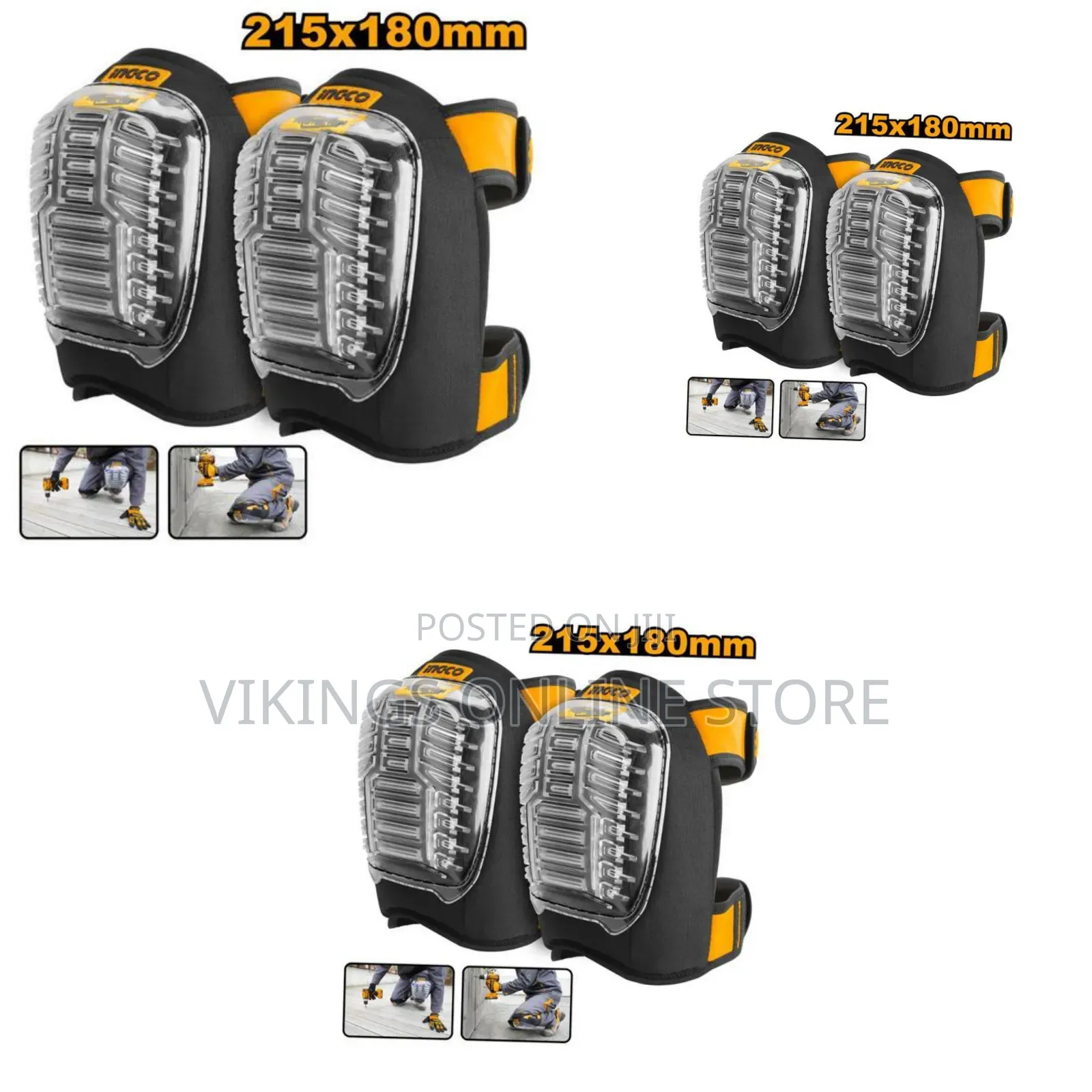 Ingco Hkpt0101 - Kneepads - Orange