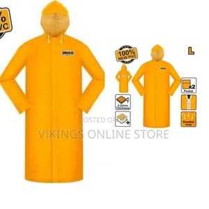 Ingco Hrctl031.L - Rain Coat - Orange