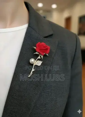 Coat Lapel Flowers Brooches