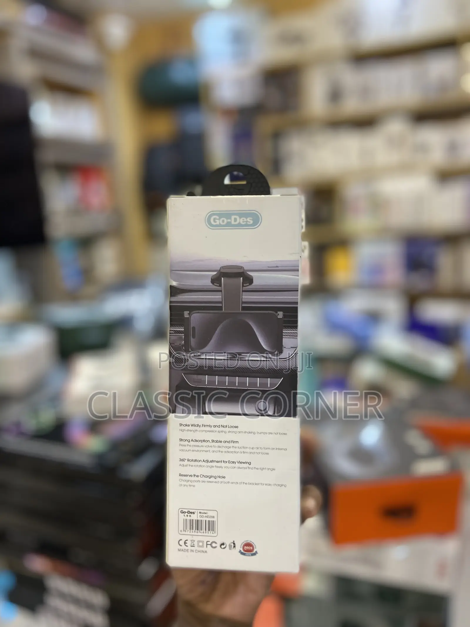 Godes Supple Suction Car Phone Holder