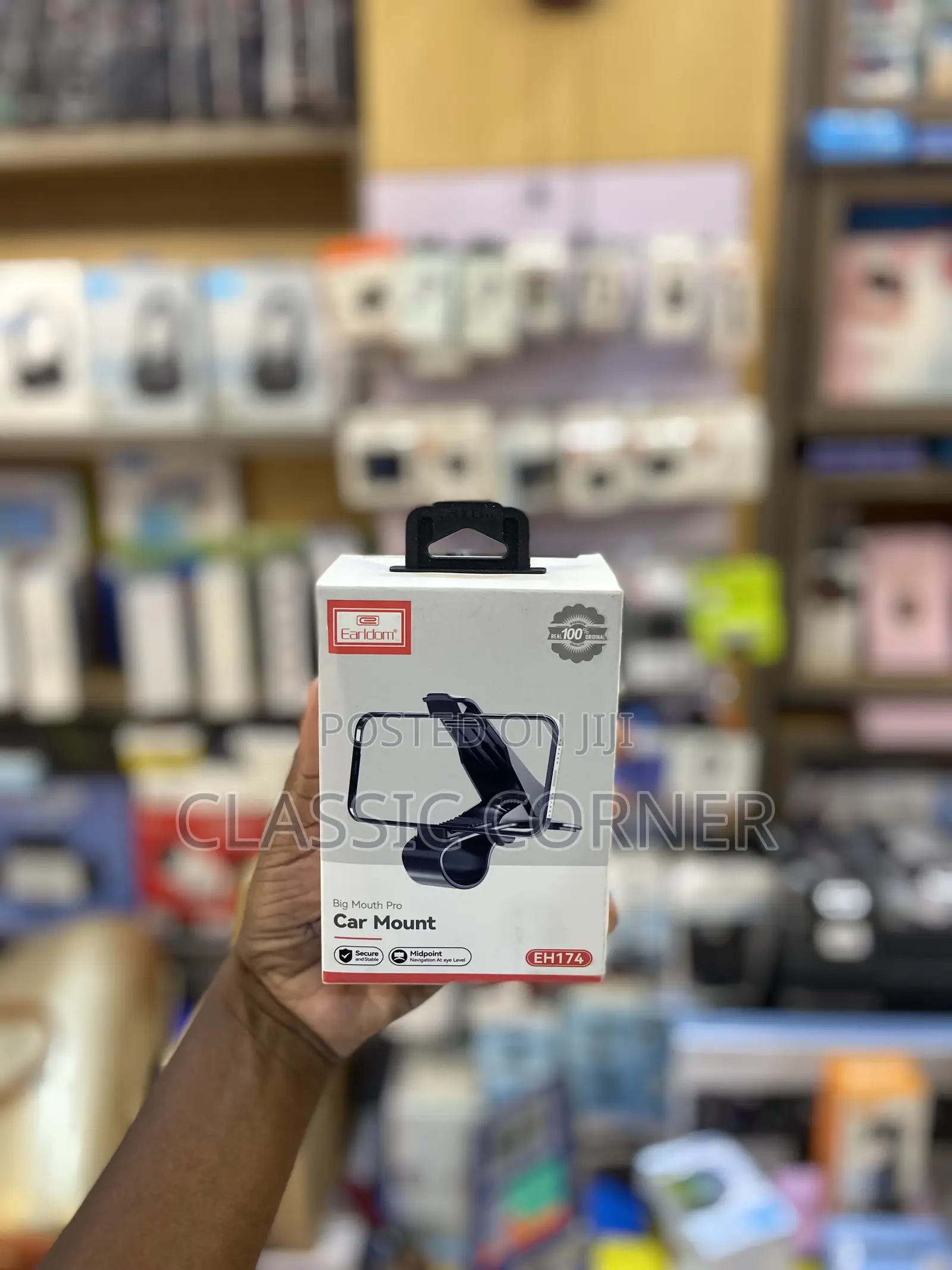 Earldom Car Dashboard Clip-Style 360 Phone Holder