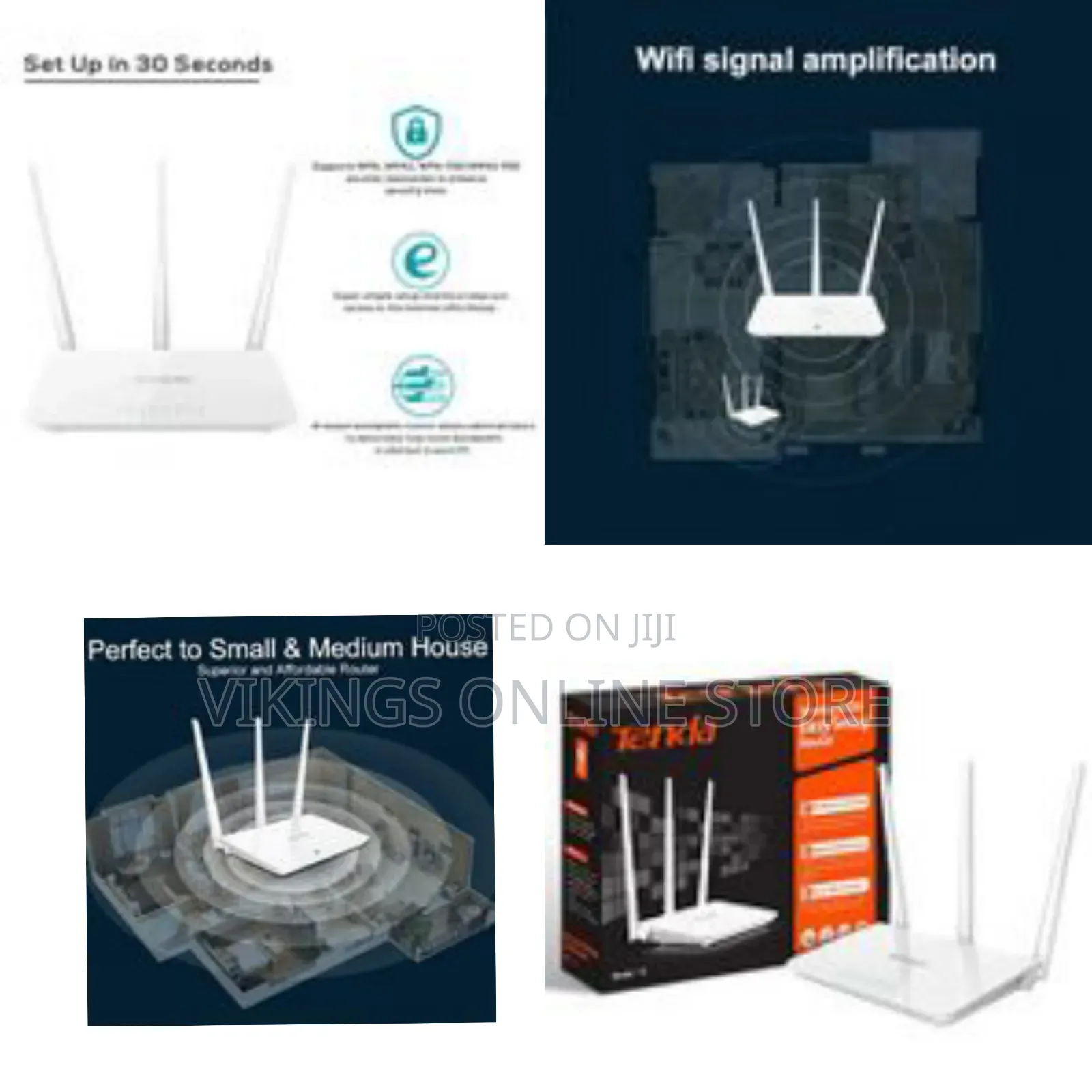 Tenda F3 300mbps Wi-Fi Router, Easy Setup WPS Button, Parental Control