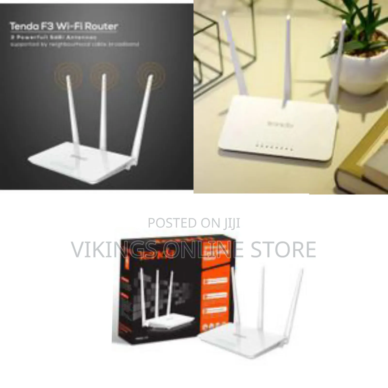 Tenda F3 300mbps Wi-Fi Router, Easy Setup WPS Button, Parental Control