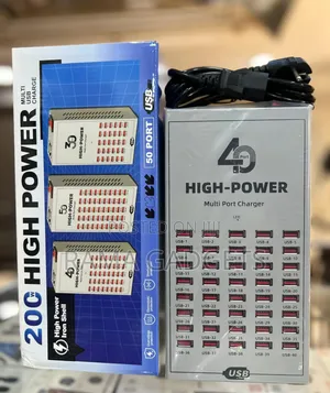 Multi-port Usb Charging Station, Specifically A 40-port