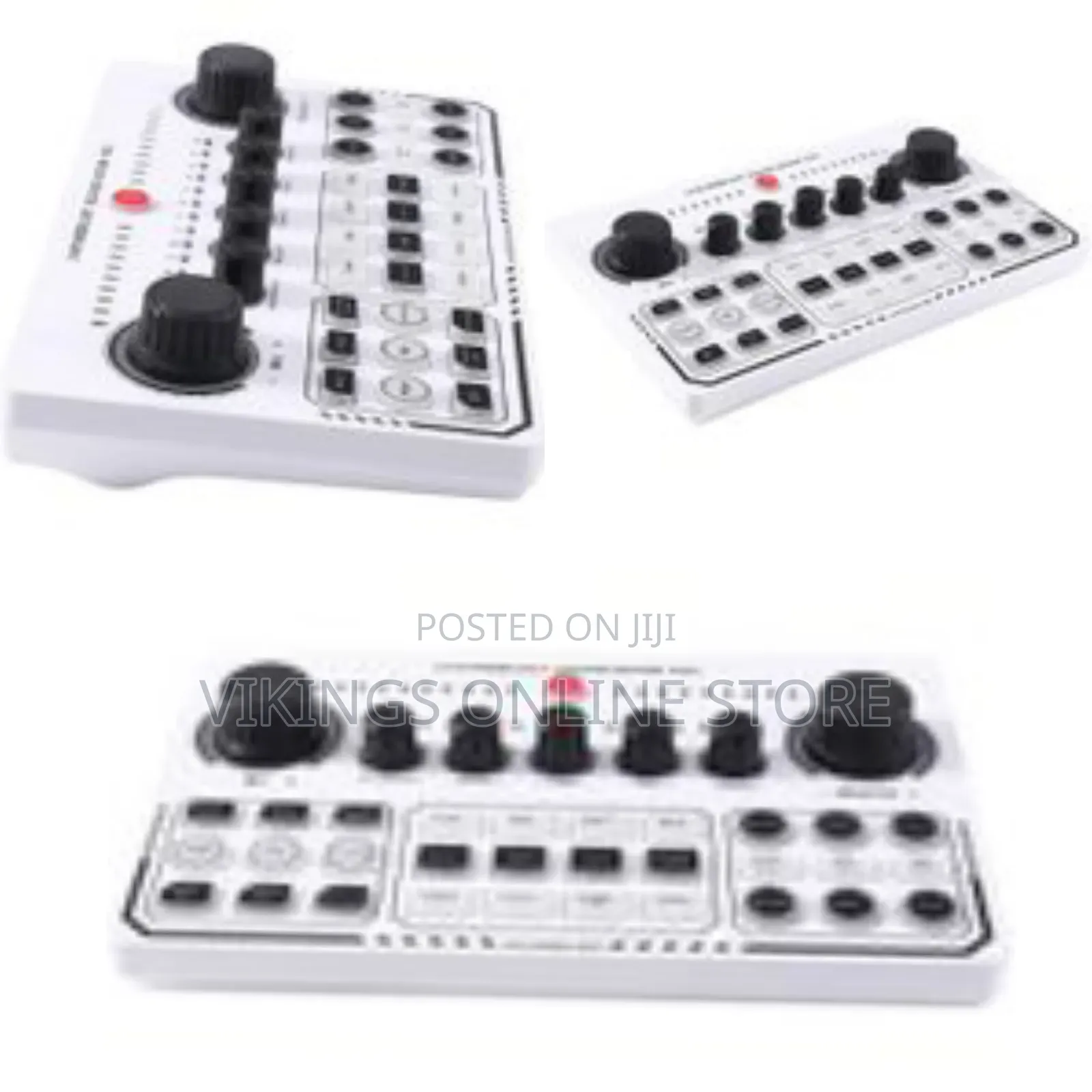 Professional Portable Mixer Recording Studio Live Sound Card Knob