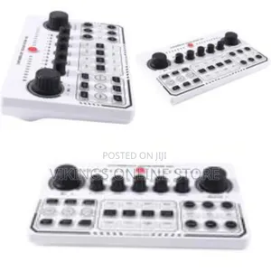 Professional Portable Mixer Recording Studio Live Sound Card Knob