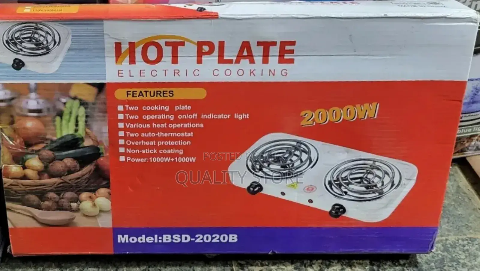 Electric Hot Plate Double Cooker