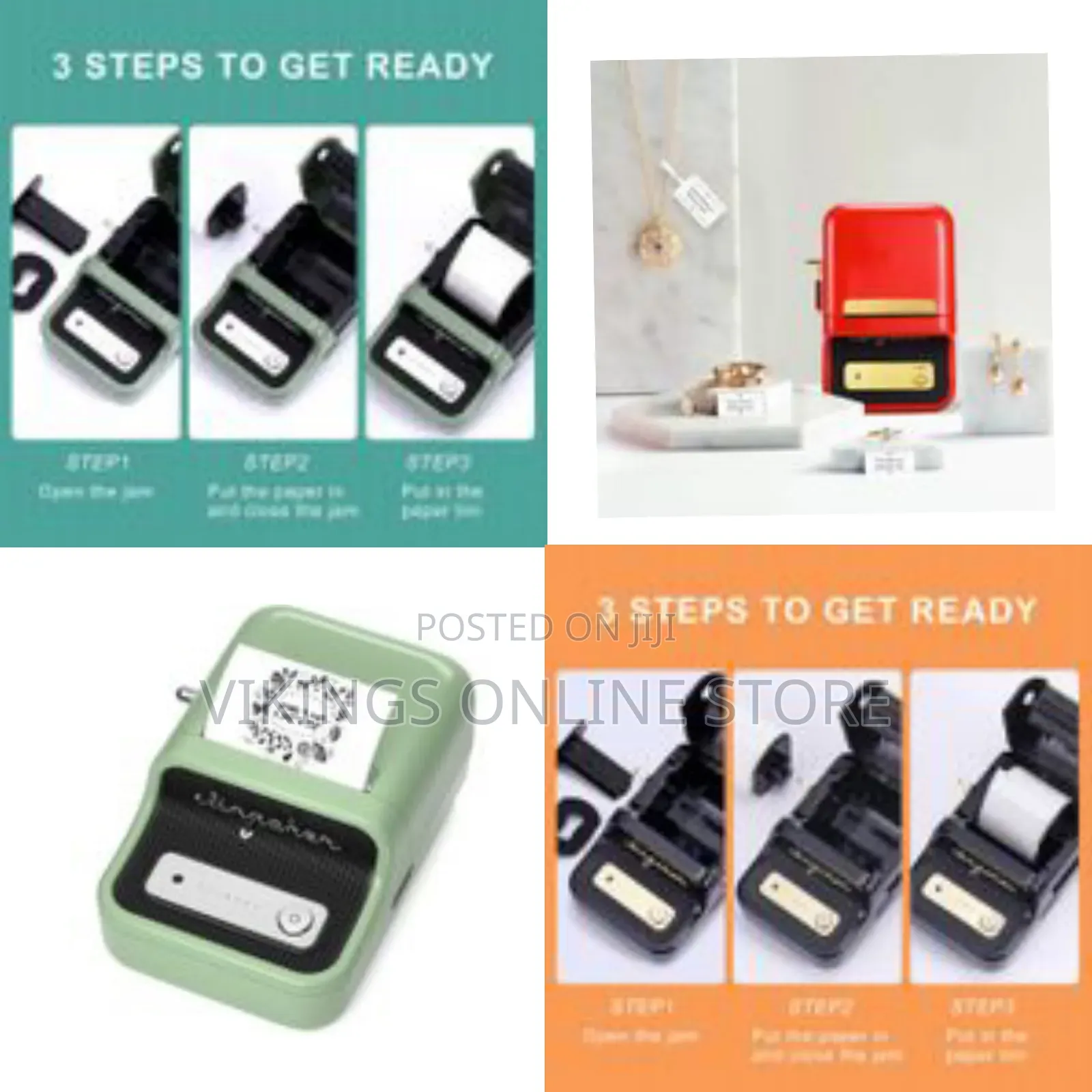 B21 2 Inch Thermal Label Maker With 1 Roll Free Tape Auto