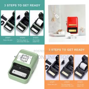 B21 2 Inch Thermal Label Maker With 1 Roll Free Tape Auto