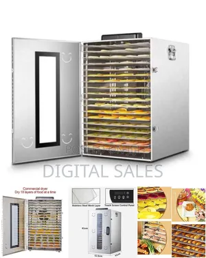 Professional Grade Stainless Steel Food Dehydrator