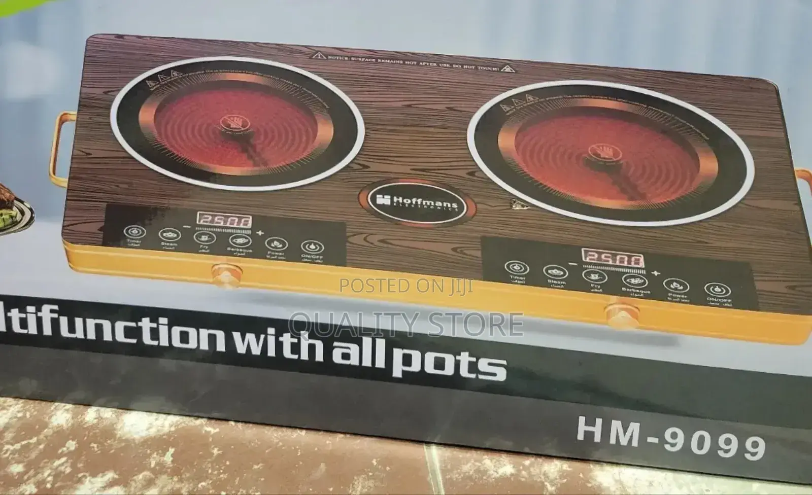Hoffmans Electric Infrared Cooker Double Hm-9099