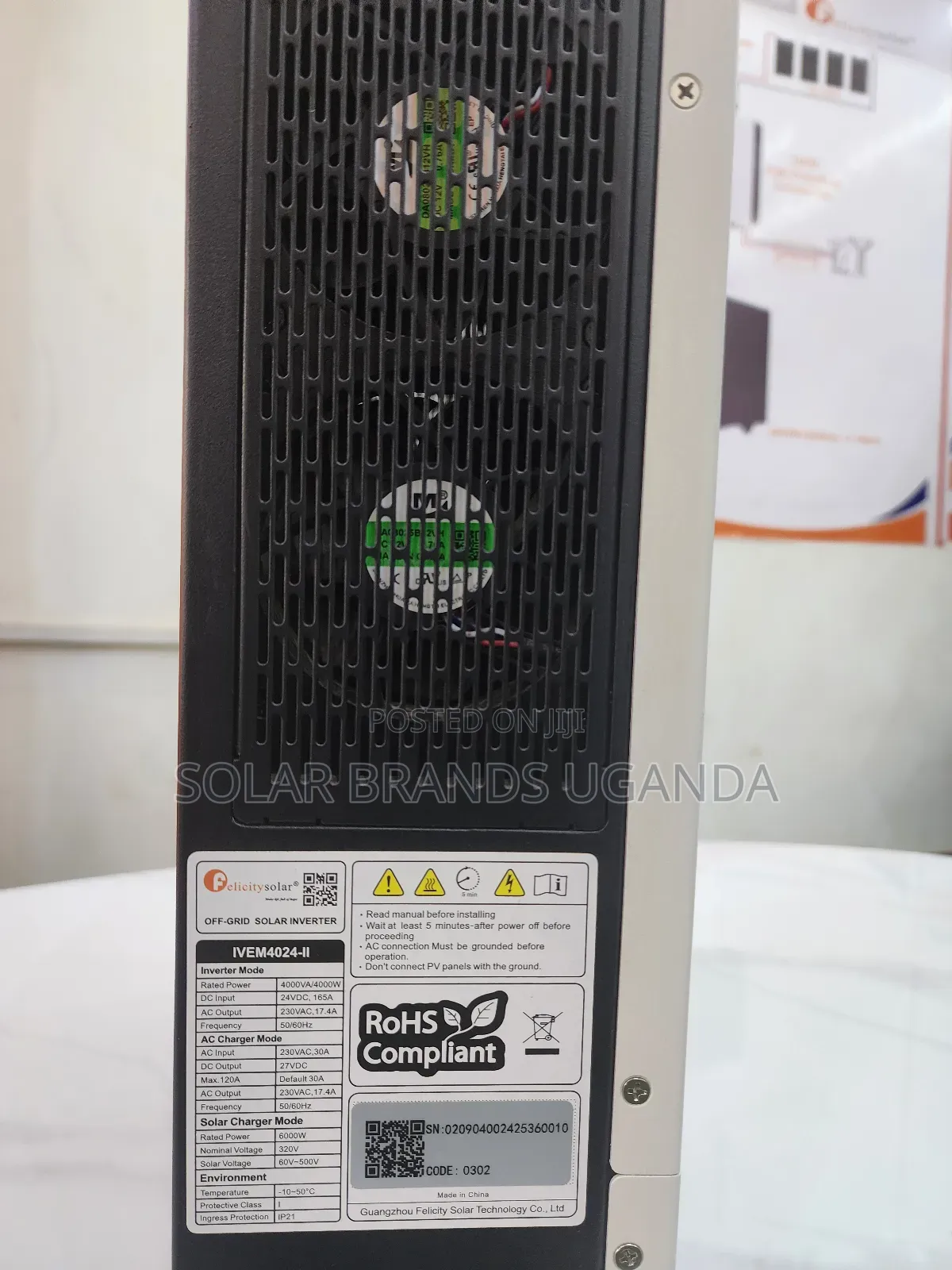 Felicity Solar Hybrid Inverter 4kva