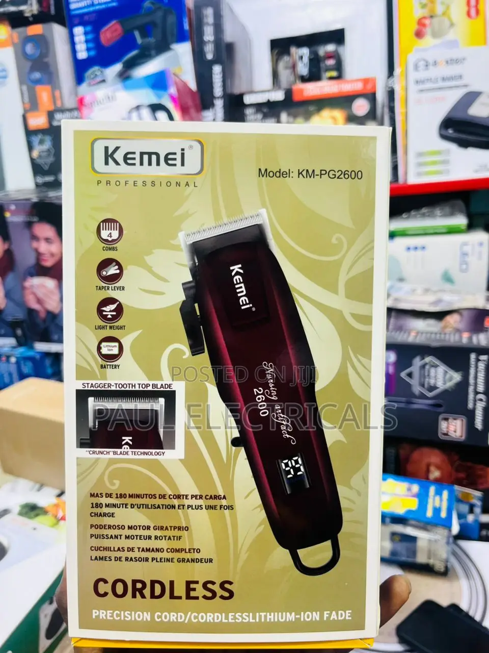 Kemei Rechargeable Hair Trimmer