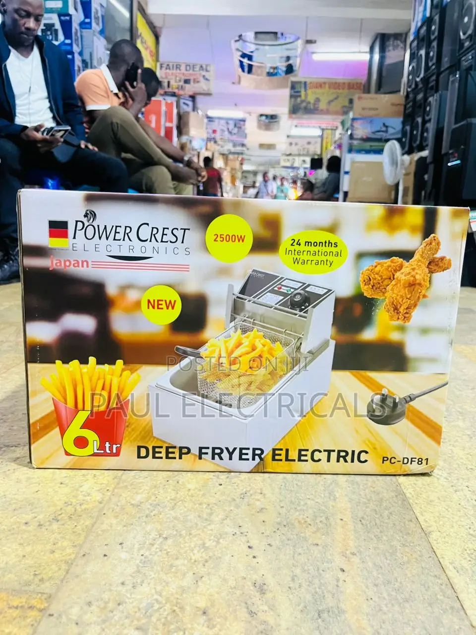 Power Crest Electric Deep Fryer