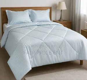 Pure Cotton Duvet Set.( White)