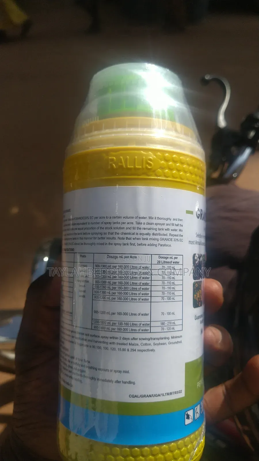 Grade 33 Ec Post-Emmergence Herbicide 500ml (Maize and Beans )